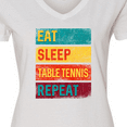 thumbnail image 4 of Inktastic Table Tennis Player Women's V-Neck T-Shirt, 4 of 5
