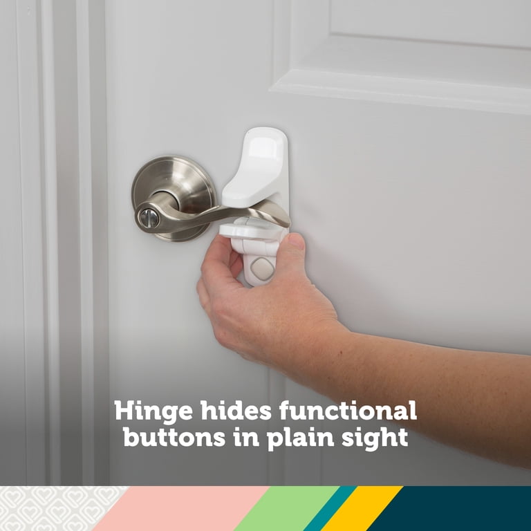 Safety 1st OutSmart Lever Lock, White photo 3