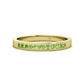thumbnail image 2 of TriJewels 0.61 ctw Peridot Women Wedding Band in 10K Yellow Gold, 2 of 6