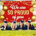 thumbnail image 3 of KatchOn, Red We Are So Proud of You Banner - XtraLarge, 72x44 Inch | Congratulations Banner for Graduation Party Decorations 2024 | Congratulations Decorations | Graduation Decorations Class of 2024, 3 of 10