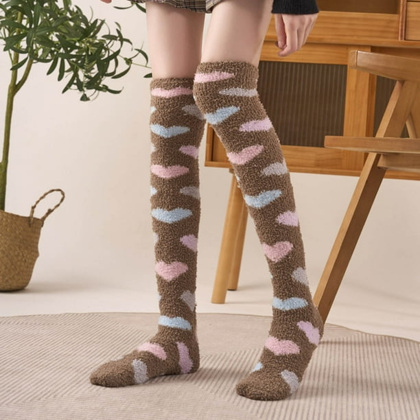 Calcetines cómodos para mujer, regalos de invierno, calcetines de forro polar gruesos, calcetines casuales regulares para mujer