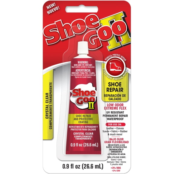 Eclectic Shoe Repair Adhesive UV Resistant, Clear, 9 oz