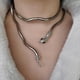 thumbnail image 4 of Sonducket Collar de nicho de gama alta con cuello de serpiente de Instagram para mujer, accesorios, collar de bola de fiesta de serpiente para Ropa, zapatos y accesorios Miscelánea dorado, 4 of 6