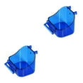 thumbnail image 1 of relayinert Convenient Bird Cage Parrot Baths – Safe And Easy To Clean Bird Baths Parakeet Blue 2Set, 1 of 6