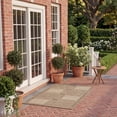 thumbnail image 3 of Safavieh Courtyard Eileen Geometric Indoor/Outdoor Area Rug, Brown/Natural, 4' x 5'7", 3 of 9