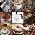 thumbnail image 2 of facefd 150/300ML Aluminum Coffee Maker Coffee Pot Metal Coffee Maker, 2 of 6