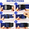 thumbnail image 4 of Bandes pour Fessiers, Bandes de Restriction du Flux Sanguin pour Femmes, Fessiers et Construction des Hanches, Ajustables Rouges 5+3, 4 of 5