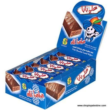 (12 pack) Ali-Baba Chocolate Wafers, 12.34 oz, Pack of 6