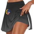 thumbnail image 1 of Faldas de Verano para las Mujeres Impresión Hoja Plisado Tenis Atlético Elástico Pantalones Cortos, Falso Dos Piezas Pantalones Falda para Diario, 1 of 5