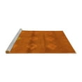 thumbnail image 2 of Ahgly Company Machine Washable Indoor Square Abstract Yellow Modern Area Rugs, 7' Square, 2 of 4