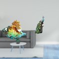 thumbnail image 2 of Figura de de de cristal, escultura de animal marino, decoración artística, estatua artesanal para el hogar, la oficina, la entrada,, 2 of 8