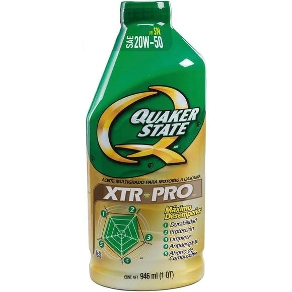 Aceite para Automóvil Quaker State XTR PRO 20W50 de 946 ml