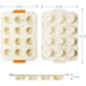 thumbnail image 2 of 12 Pack Mini Silicone Muffin Pans with Metal Reinforcement Frame - Muffin Pan Muffin Pan Muffin Tray Bakeware with Non-, 2 of 4
