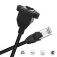 thumbnail image 3 of Connecteur Pratique Adaptateur Professionnel RJ45 Mâle vers Femelle Câble d'Extension Ethernet Cordon Réseau LAN 1,0m, 3 of 5