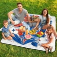 thumbnail image 7 of Cute Witch Frog Outdoor Picnic Blanket, Foldable Waterproof Beach Mat, Portable Beach Blanket for Beach Camping, Hiking, Family Concerts, 7 of 7