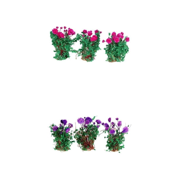 Angoily 10 Árboles Miniatura Para Maquetas De Trenes Y Dioramas: Cerezos En Flor Para Decoración Realista De Paisajes