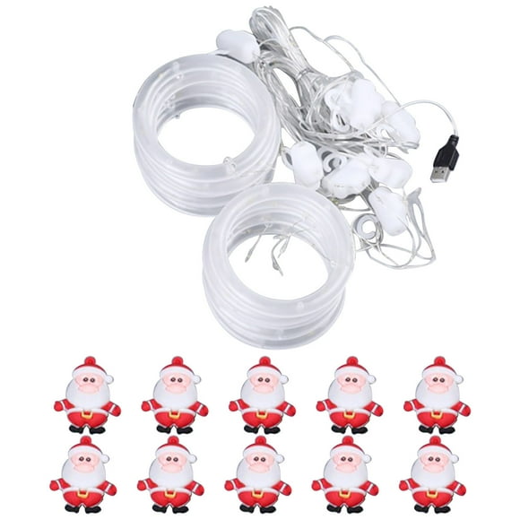 String Lights Christmas Lights String Curtain Lights Christmas Cartoon LED Lights Color Changing String Lights on Clearance