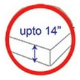 thumbnail image 2 of Protège-matelas Imperméable Anti-Punaises de Lit Profondeur 14 Pouces, Queen, 2 of 4