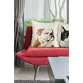 thumbnail image 6 of WIRESTER 18x18 inch Square Decorative Throw Sofa Pillow Cases, Aloof Bulldog, 6 of 7