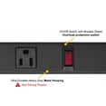 thumbnail image 7 of Opentron OT0160631 Metal Surge Protector Power Strip Extension Cord 16 inches 6 Black Outlet 3 Feet Power Cord, 7 of 7