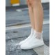 thumbnail image 3 of Botas de lluvia a prueba de lluvia a prueba de arena cubiertas de zapatos de silicona gruesa para acampar al aire libre botas de lluvia antideslizantes reutilizables cubrezapatos, 3 of 6