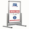 thumbnail image 2 of M&T Displays 22x28 Double Sided Sidewalk Snap Frame Sign Silver Aluminum Outdoor Poster Display, 2 of 7