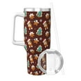 thumbnail image 2 of Sikiie Christmas Gingerbread Insulated Stainless Water Bottle Lid Travel Mug Cup Insulated Tumblers Cup 40oz Ice Bully With Handle, 2 of 8