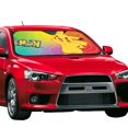 thumbnail image 2 of Windshield Sun Shade Foldable Car Front Window Sunshade For Car Suv Trucks Vans - Best Heat Shield Blocker Visor Cover Blocks Uv Rays And Keeps Your Vehicle Cool-Medium, 2 of 5