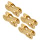 thumbnail image 1 of 4 Par 6 7 8 Velocidad Bicicleta Cadena Maestro Enlace Conectores Dorado Tono, 1 of 1