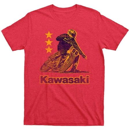 - Step Brothers Kawasaki Motorcycle Heather Red T-shirt