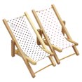 thumbnail image 1 of Miangastore 2Set Miniature Lounge Chair Model Assorted Color for Craft Enthusiasts and Ornamental Use, 1 of 9