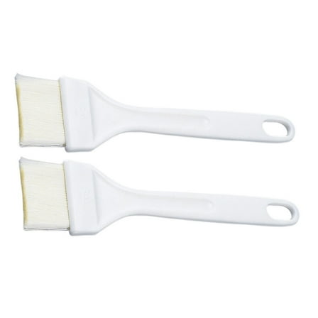 REOFLYUP Barbecue Brush For Sauce Baking Brush White 2PCS Plastic Handle