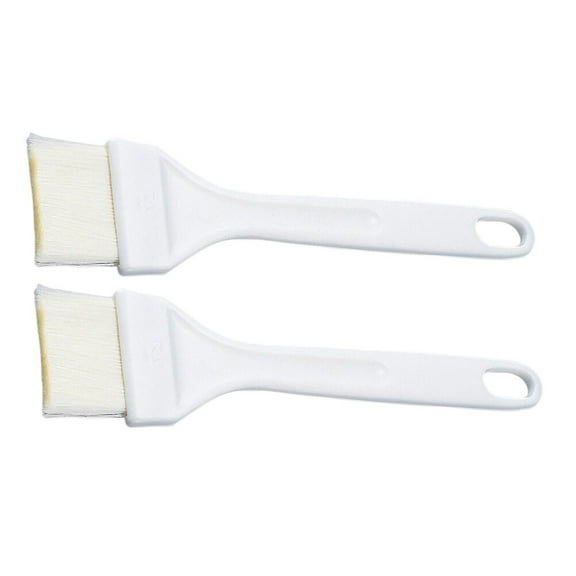 REOFLYUP Barbecue Brush For Sauce Baking Brush White 2PCS Plastic Handle