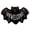 A, variant on Homellea Gothic Bat Shaped Floor Mat, Halloween Decorative Rug with Winged Bat Design and Bold Lettering for Entryway, Living Room, Bedroom, Haunted House, Party Display and Seasonal Decor