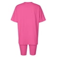 thumbnail image 6 of MAIHAN Women Shorts Sets Outfits Summer Vacation Outfits for Women Short Sleeve Top and Shorts Pant Sets Women 2 Piece Outfits Cotton Outfits Sets, 6 of 7