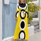 thumbnail image 4 of Vestido largo retro amarillo de los años 60 con círculos mod, vestido largo para mujer, vestido de verano, vestidos diarios para mujer 2024, diseñador de lujo, fiesta, 4 of 5
