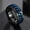 Blue + Black, variant on Miami Cuban Link Wide Band Ring Stainless Steel Punk Rock Delicate Jewelry For Men Unisex-9-Silver + Black