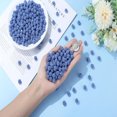 thumbnail image 3 of CHUANK 100PCS 10mm Rhinestone Beads for Jewelry Making  Light Blue Sparkle Crystal Clay Beads for Crafting Shamballa  Beads Bulk Disco Ball Beads for Pens Bracelets Earring Baseball Neckl, 3 of 10
