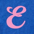 thumbnail image 2 of CafePress - E Pink Initial_Tr - Cute Infant Baby Football Bodysuit, 2 of 3
