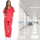 thumbnail image 4 of Conjuntos de uniforme médico para mujer Uniformes médicos de seis bolsillos (cuello en V con pantalón cargo), 4 of 5