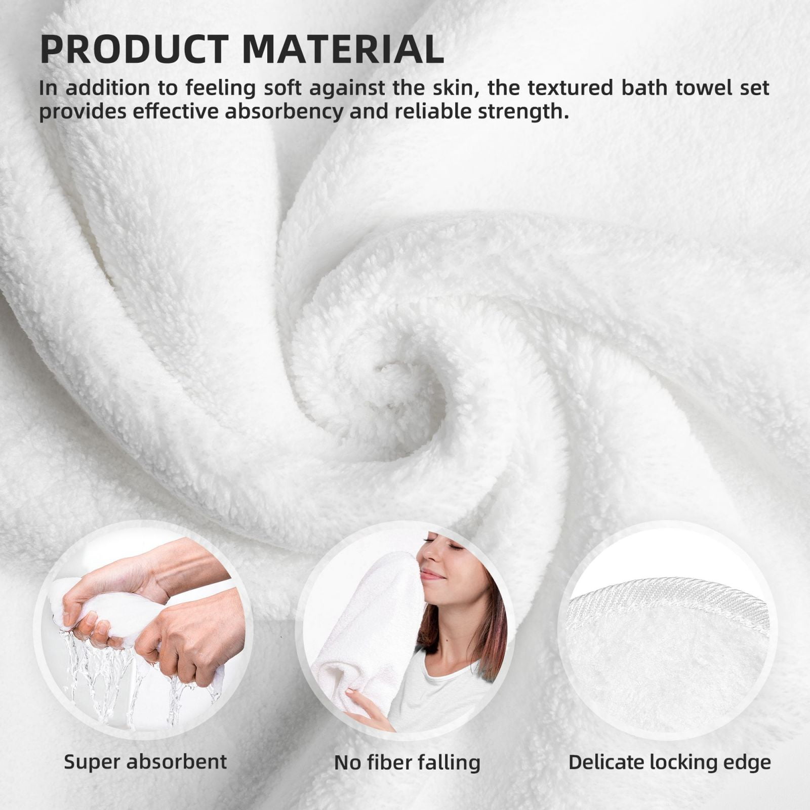 Cotton Bath Towels for Bathroom - Forest Animal Faces Microfiber Quick Dry Towels for Body Bath Sheets, Personalized Beach Towel, Soft Shower Towels for Travel Home Beach 27*55in
