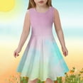 thumbnail image 2 of Robes pour Filles Robe Décontractée pour Filles Robe d'Anniversaire Fille Robe Fantaisie Robes pour Tout-Petits 6-7 Ans Mode Filles, 2 of 5