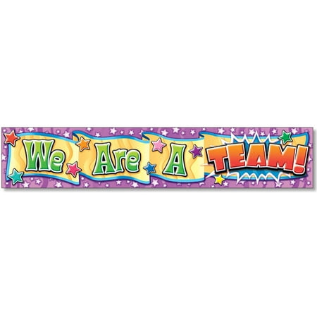NST1204 - We Are A Team Banner by North Star Teacher Resource