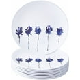 thumbnail image 1 of Painted Design Plastic Dinner Plates for Party (10 PC) Heavy Duty Disposable Dinner Set 10.25”, Fine China Look Dishes for Baby Showers, Birthdays, Weddings..., 1 of 3