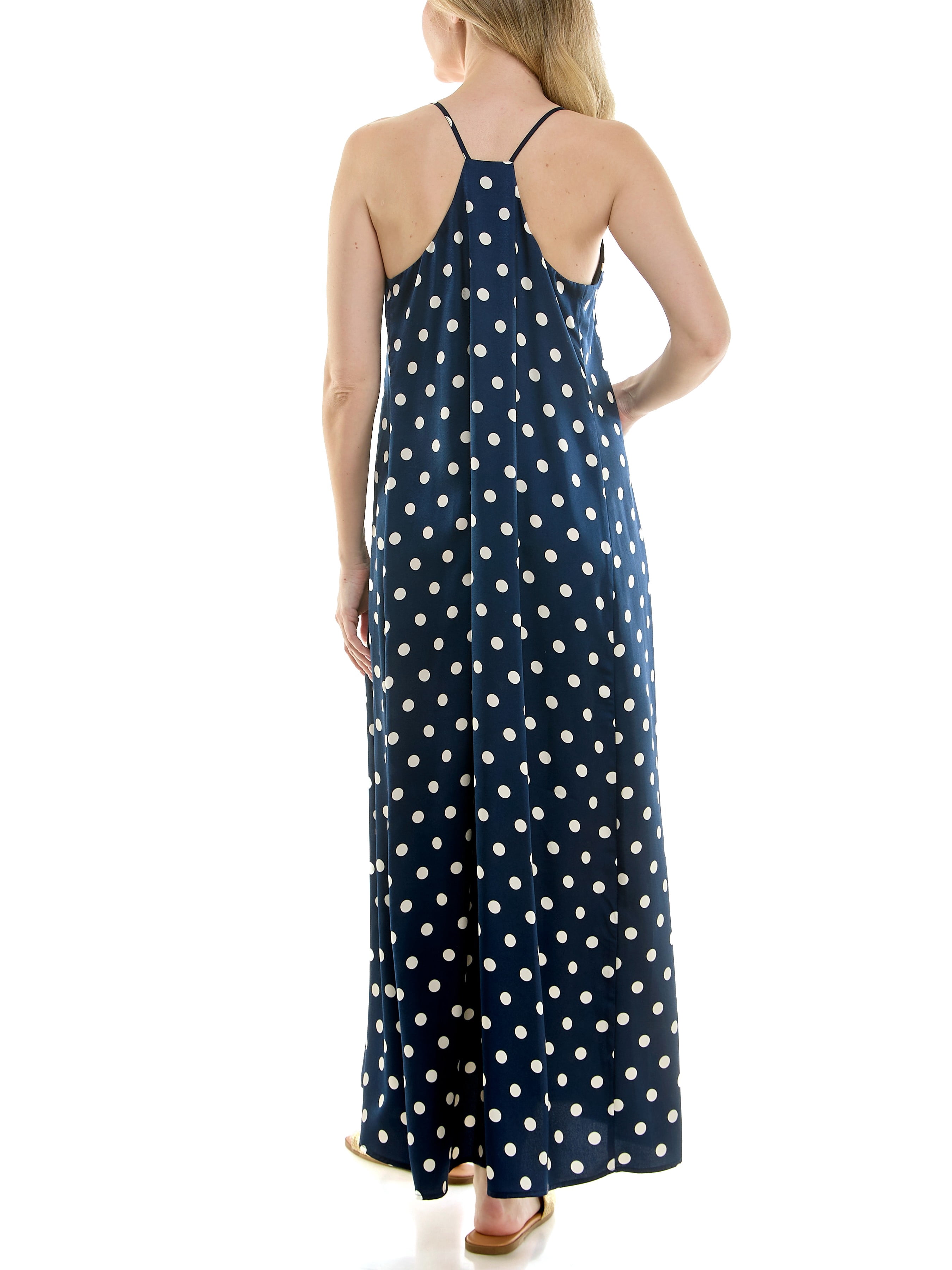 Nicole Miller Women's Maxi Slip Dress With Built In Bra, Sizes S-XL