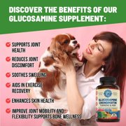 Advanced Joint Support Supplement with Glucosamine Chondroitin MSM Turmeric & Boswelia. Supports Inflammatory Response, Discomfort Relief for Knees Hands Back & Joints. NSF Certified, USA Made.