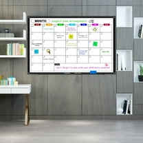 Dry Erase Calendar Whiteboard for Wall 36" x 24"