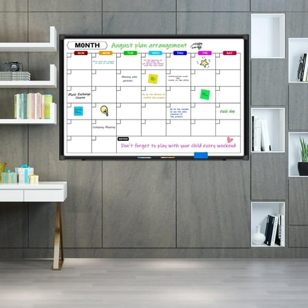 Dry Erase Calendar Whiteboard for Wall 36" x 24"