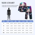 thumbnail image 3 of KLL Modern Abstract Colorful Skull B Sleepwear Mens Flannel Pajamas,Long Cotton Pj Set, 3 of 7