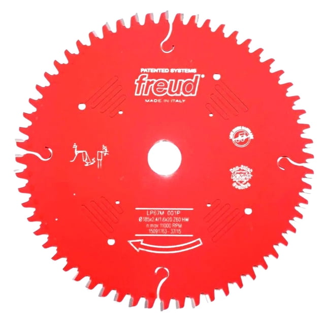 Hoja de sierra circular Freud de 7 1/4 Pulg., 60 dientes